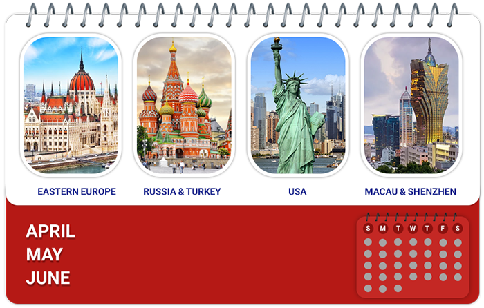 Hallmark Tour Calander