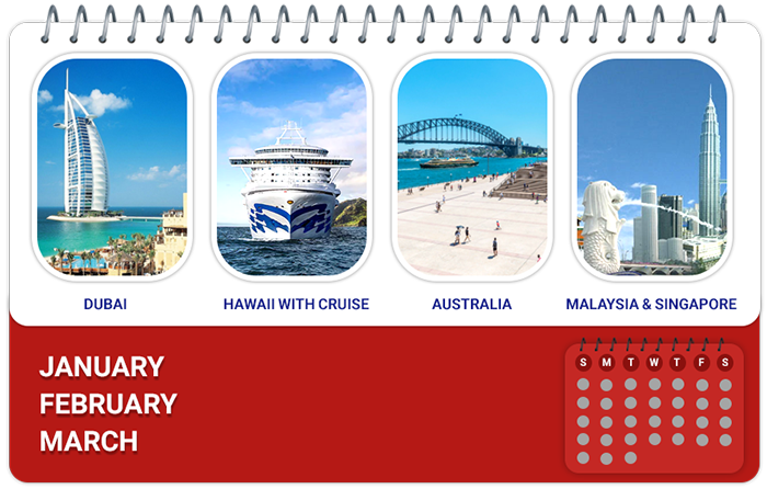 Hallmark Tour Calander